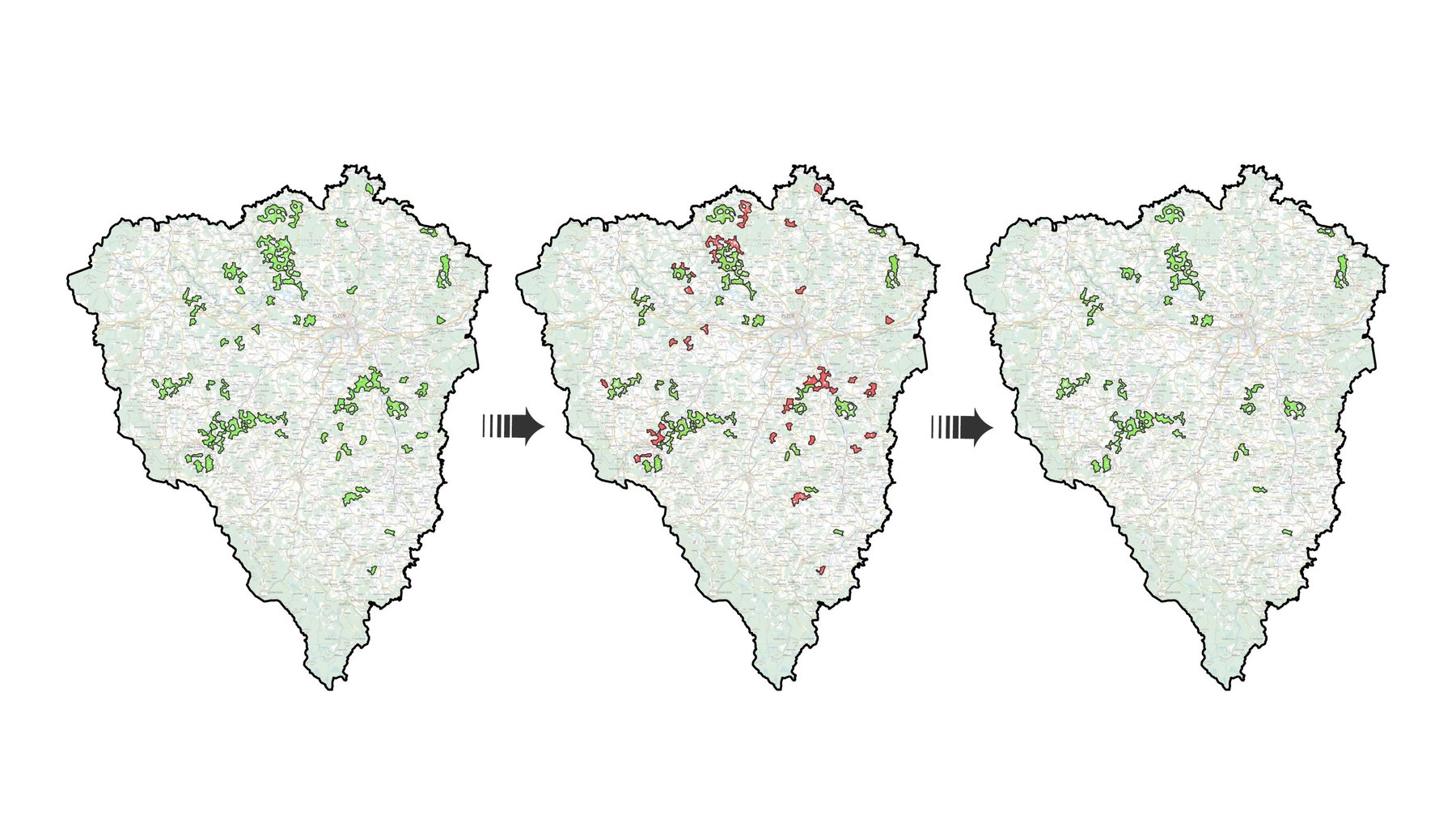 Územní studie OZE Plzeňského kraje – Postup vymezení potenciálních akceleračních oblastí