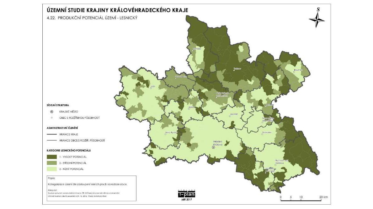 Územní studie krajiny Královéhradeckého kraje – Produkční potenciál území