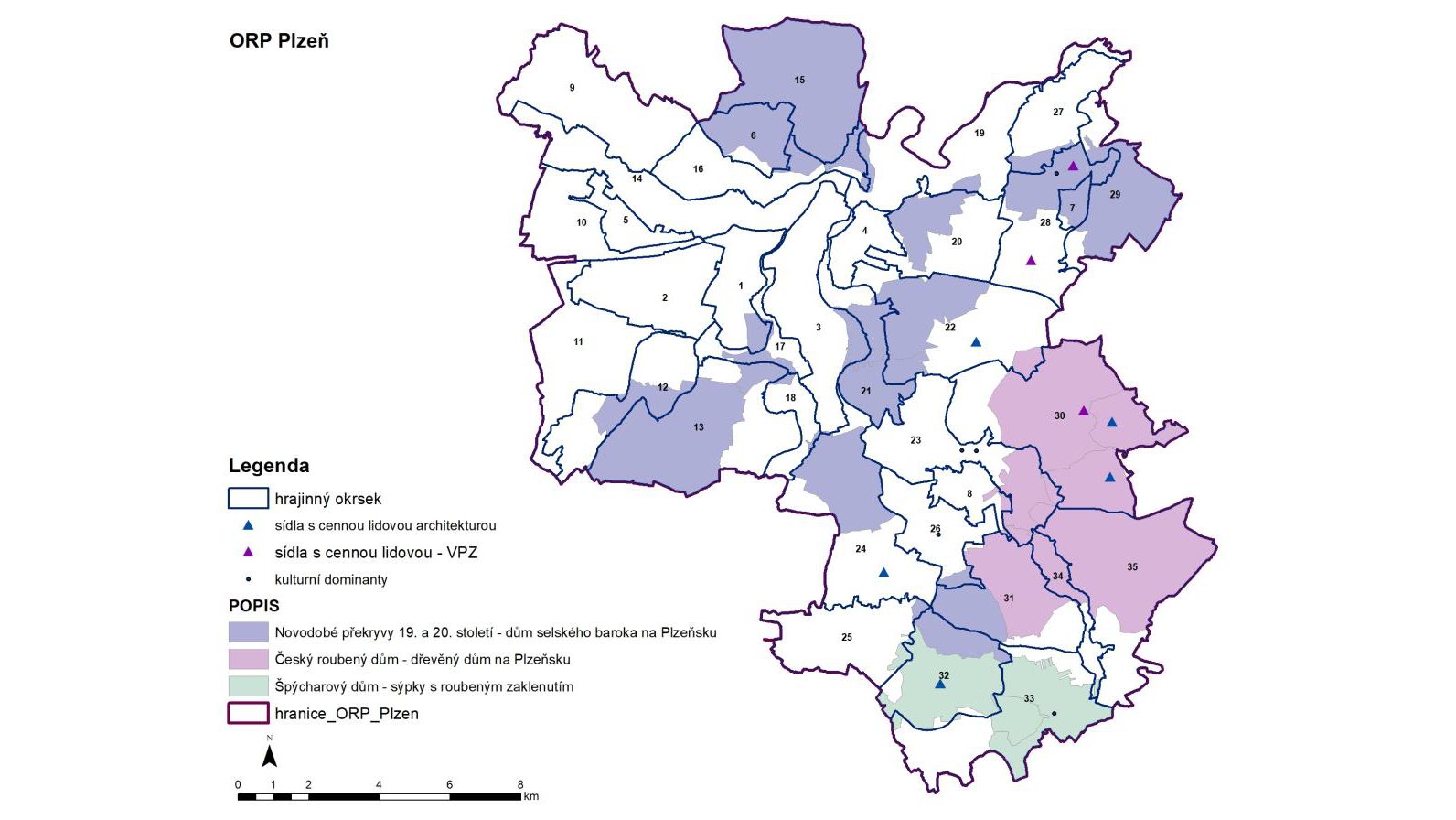 Územní studie krajiny ORP Plzeň – Dominanty a významné znaky obrazu krajiny